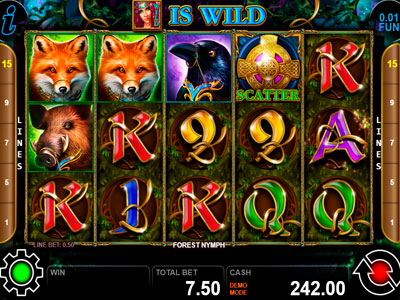 Forest Nymph pokie screen 1