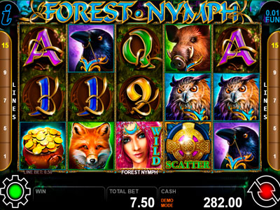 Forest Nymph pokie screen 2