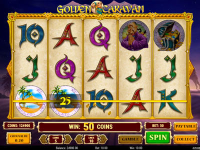 Golden Caravan pokie screen 3