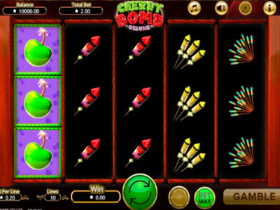 Cherry Bomb Deluxe pokie screen 1