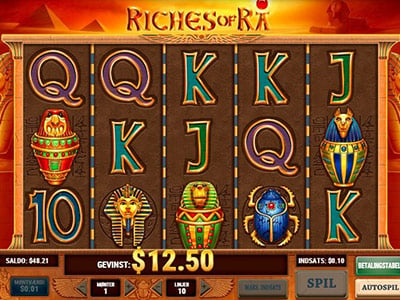 Riches Of Ra pokie screen 3